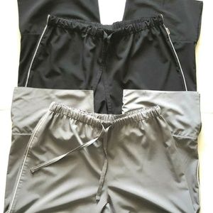 Two Pair Reebok Pant Gray Black Capri Athletic